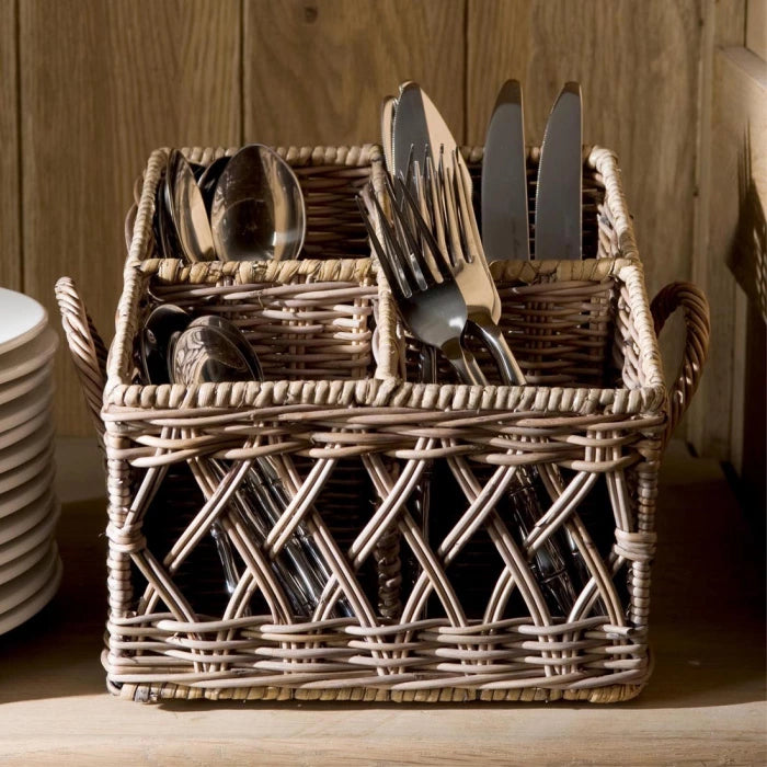 riviera maison aufbewahrung Rivièra Maison Rustic Rattan Couvert Besteckbehälter – Shop